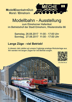 MECHE - Modelleisenbahn-Ausstellung zum Elmshorner Hafenfest 2017